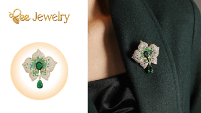 ghim cài áo mạ vàng