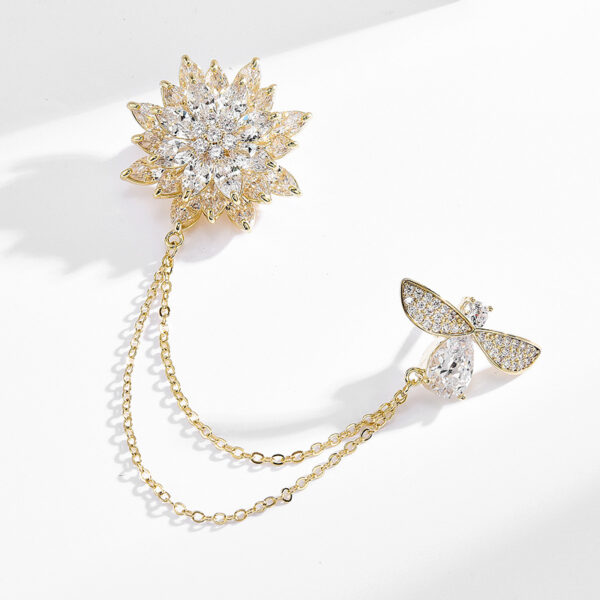 trâm cài áo bông tuyết