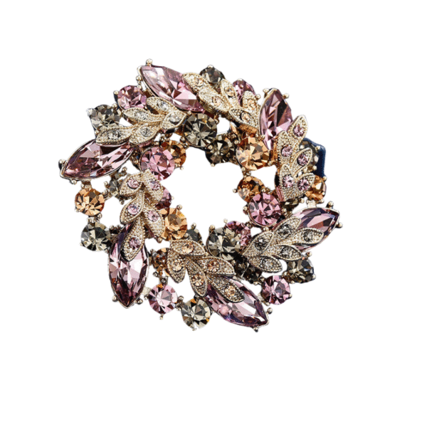 trâm cài áo vòng hoa đính phale