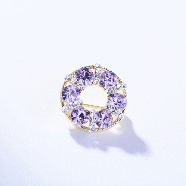 cài áo vòng phale tím