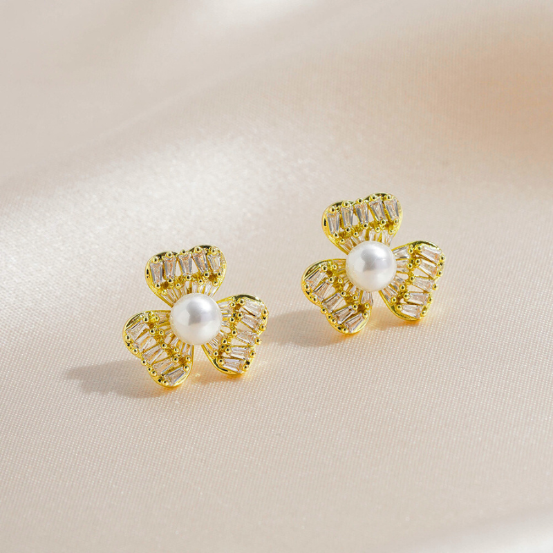 Trâm Cài Áo Hoa Đính Ngọc Trai - Hình ảnh 4