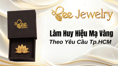 làm huy hiệu mạ vàng theo yêu cầu