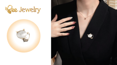 cài áo hình động vật