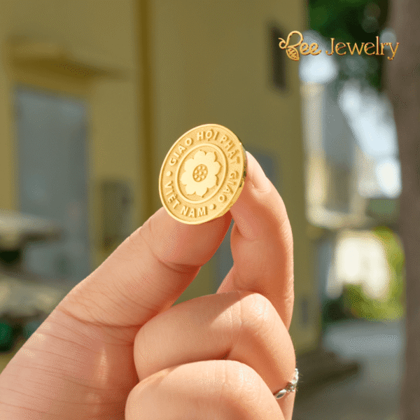 Huy Hiệu Giáo Hội Phật Giáo Việt Nam Mạ Vàng 24K