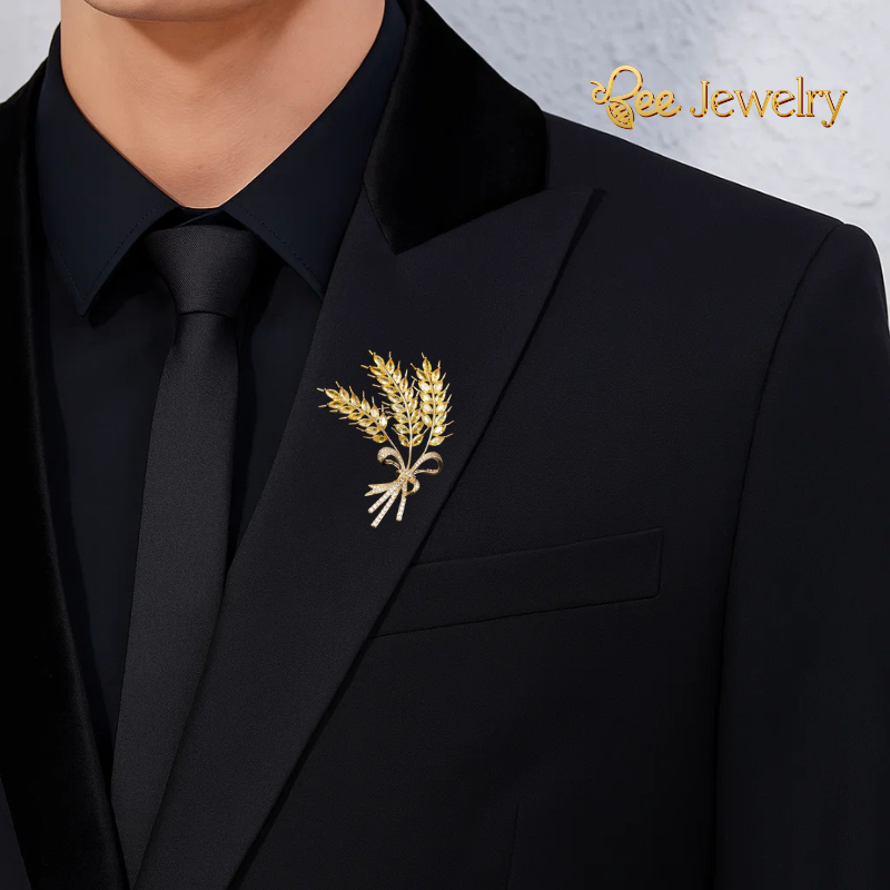 ghim cài áo vest nam