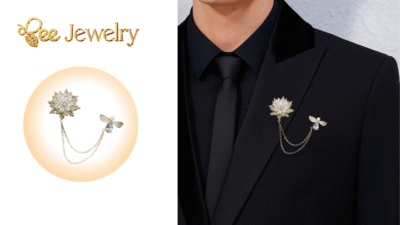 mẹo chọn ghim cài áo vest nam