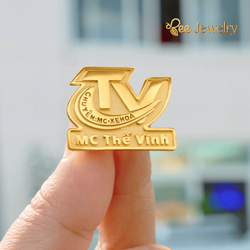Mẫu gia công huy hiệu mạ vàng 5