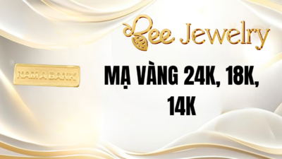 mạ vàng 24K, 18K, 14K