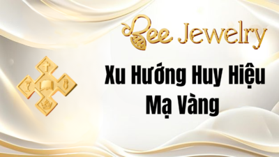 xu hướng huy hiệu mạ vàng