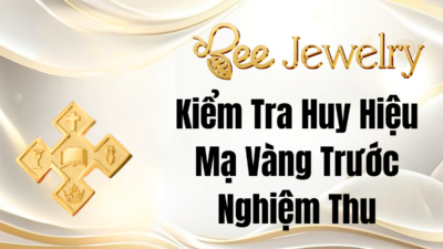 kiểm tra huy hiệu mạ vàng trước nghiệm thu