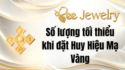 số lượng tối thiểu khi đặt huy hiệu mạ vàng