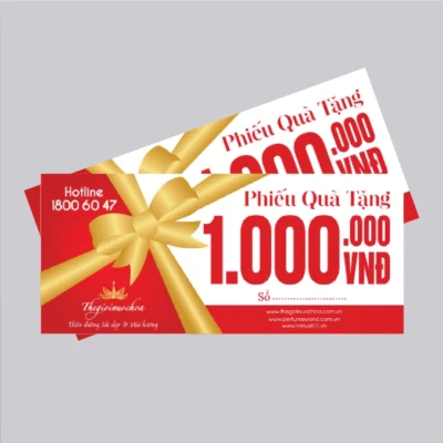 Voucher hoặc phiếu quà tặng
