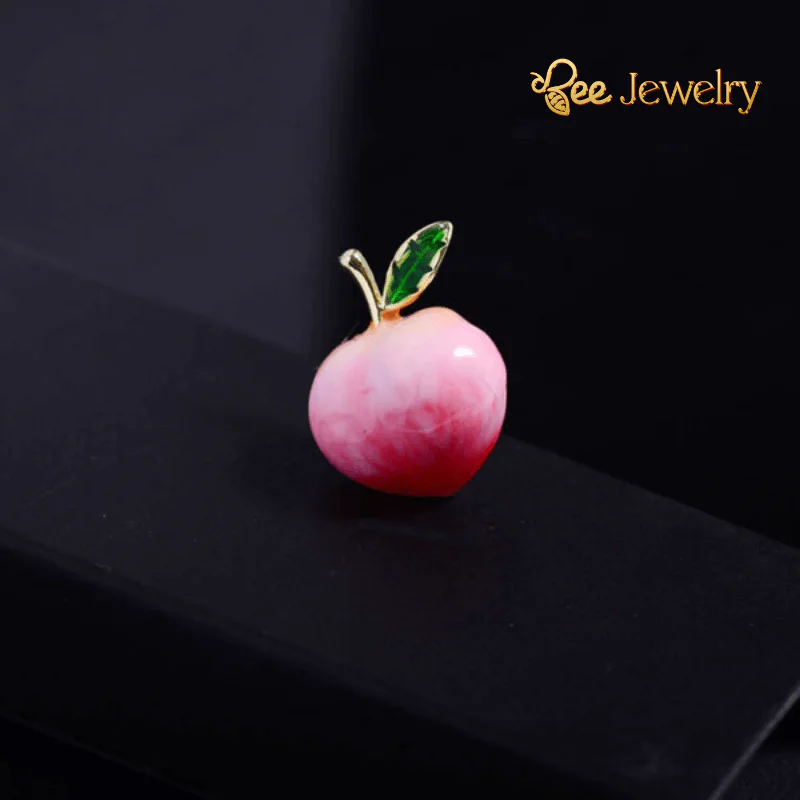 Pin Cài Áo Quả Đào