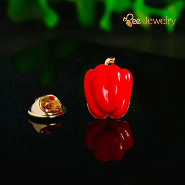 Pin Cài Áo Quả Ớt Chuông Đỏ