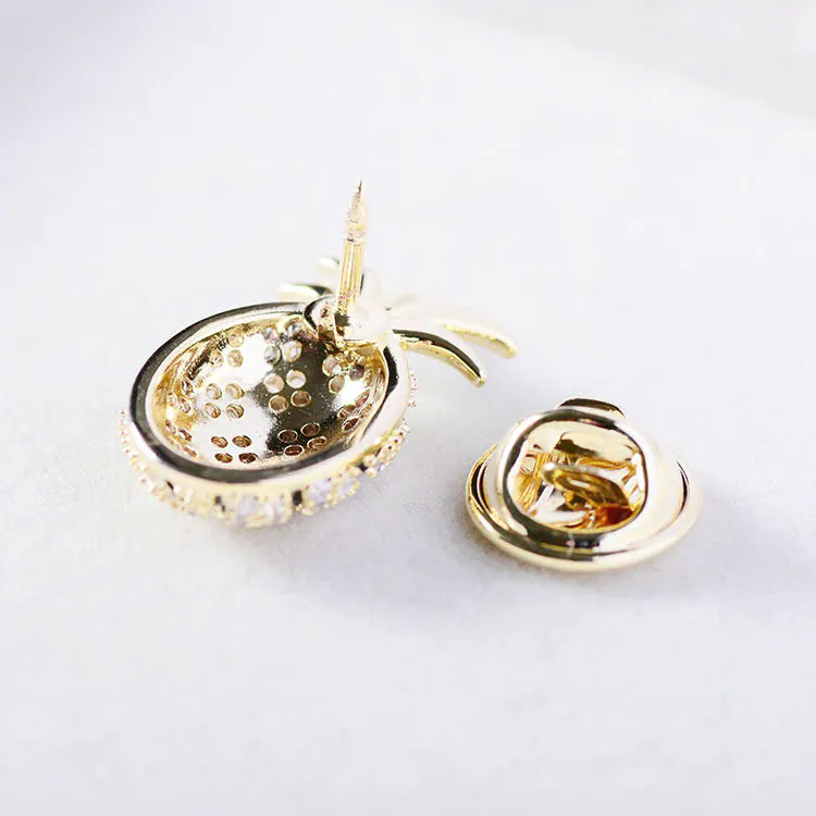 Pin Cài Áo Quả Dứa Đính Đá - Hình ảnh 3