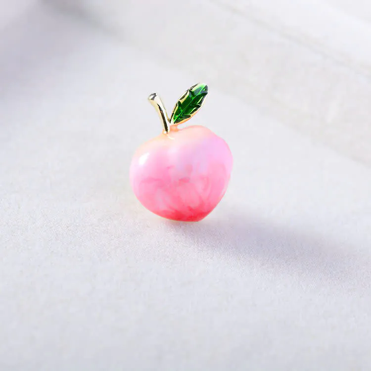 Pin Cài Áo Quả Đào - Hình ảnh 3