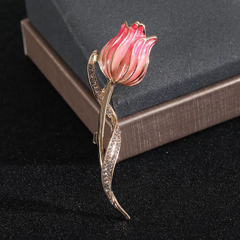 Trâm Cài Áo Hoa Tulip - Hình ảnh 2