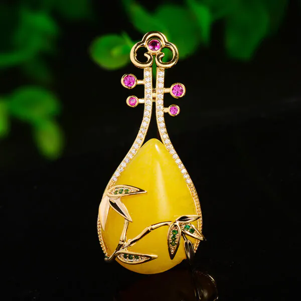 trâm cài áo đàn tỳ bà