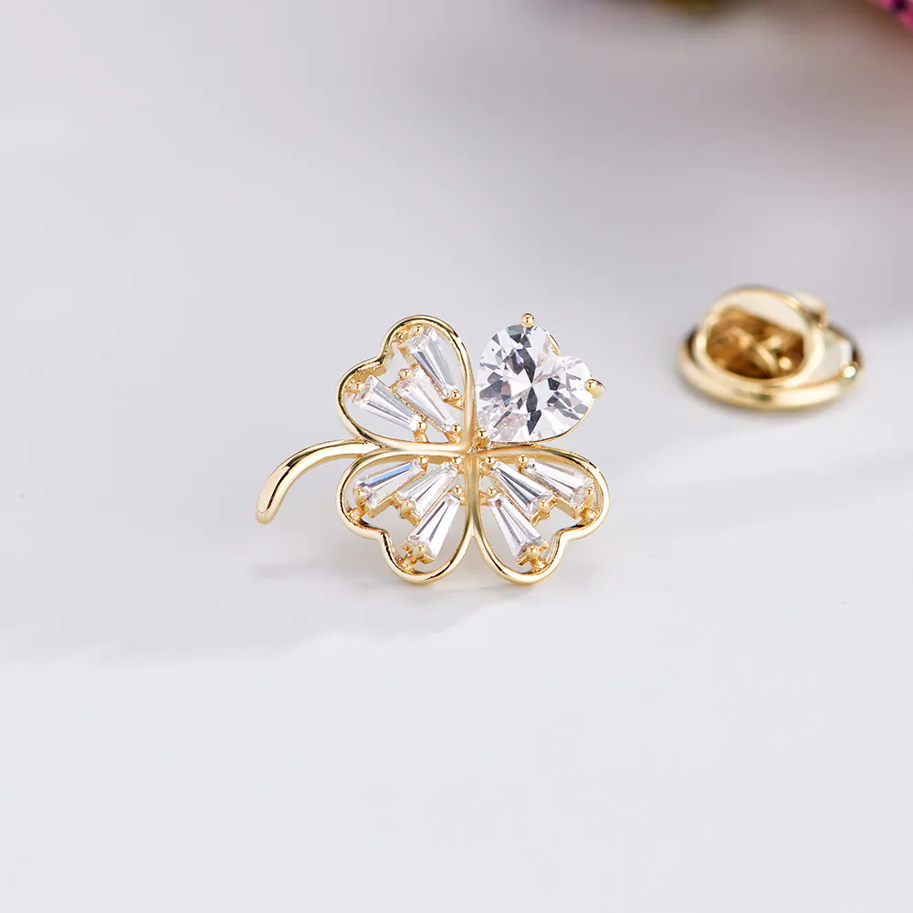 Pin Cài Áo Cỏ Bốn Lá Đính Phale - Hình ảnh 6