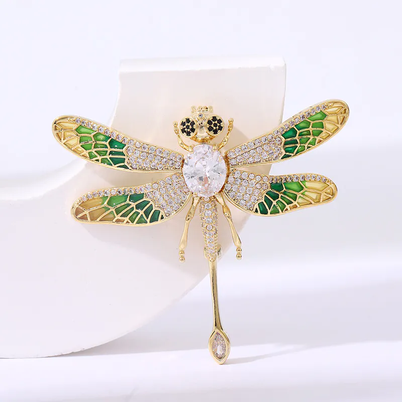 Trâm Cài Áo Chuồn Chuồn Đính Phale - Hình ảnh 8