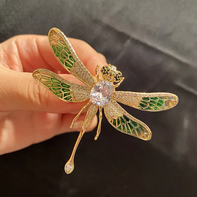Trâm Cài Áo Chuồn Chuồn Đính Phale - Hình ảnh 5