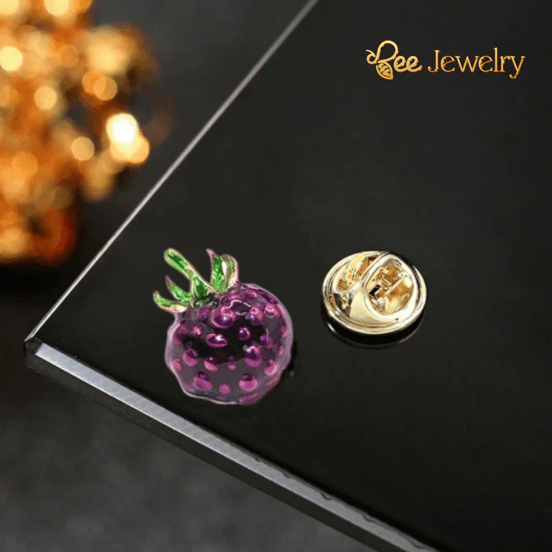 Pin Cài Áo Mâm Xôi