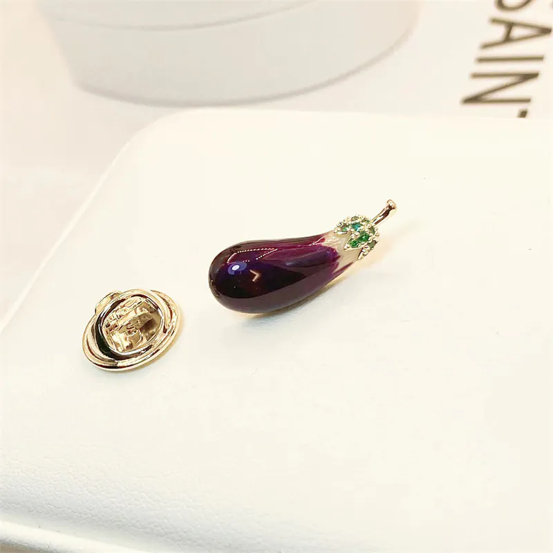 Pin Cài Áo Quả Cà Tím - Hình ảnh 5