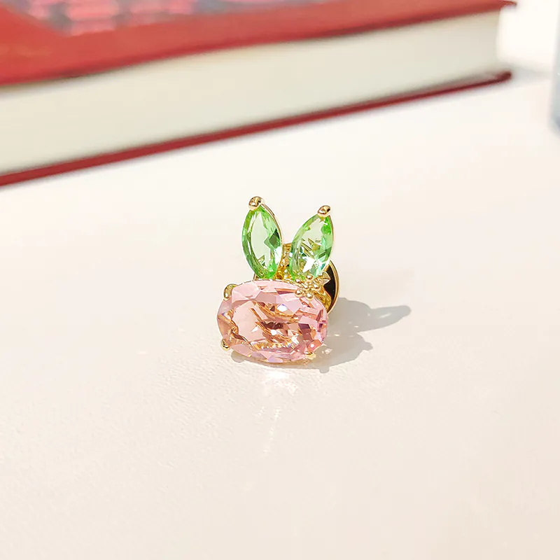 Pin Cài Áo Đầu Thỏ Ngọc Đính Phale - Hình ảnh 15