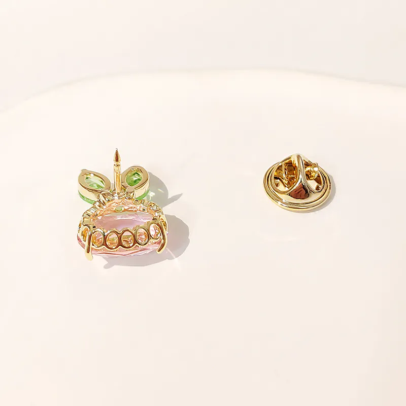Pin Cài Áo Đầu Thỏ Ngọc Đính Phale - Hình ảnh 2