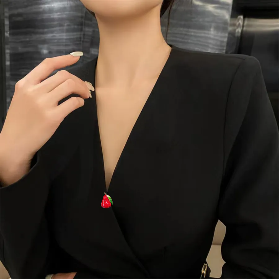 Pin Cài Áo Quả Mận - Hình ảnh 3