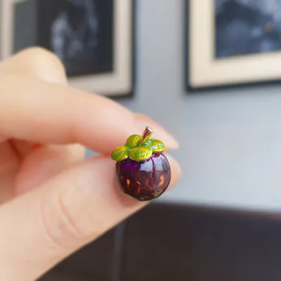 Pin Cài Áo Măng Cụt - Hình ảnh 5