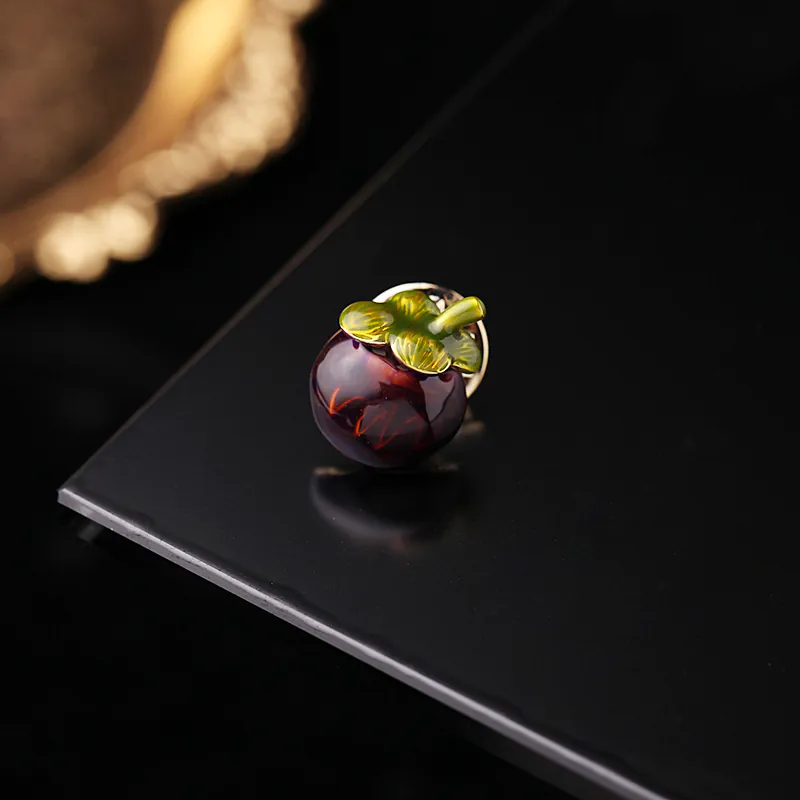 Pin Cài Áo Măng Cụt - Hình ảnh 4