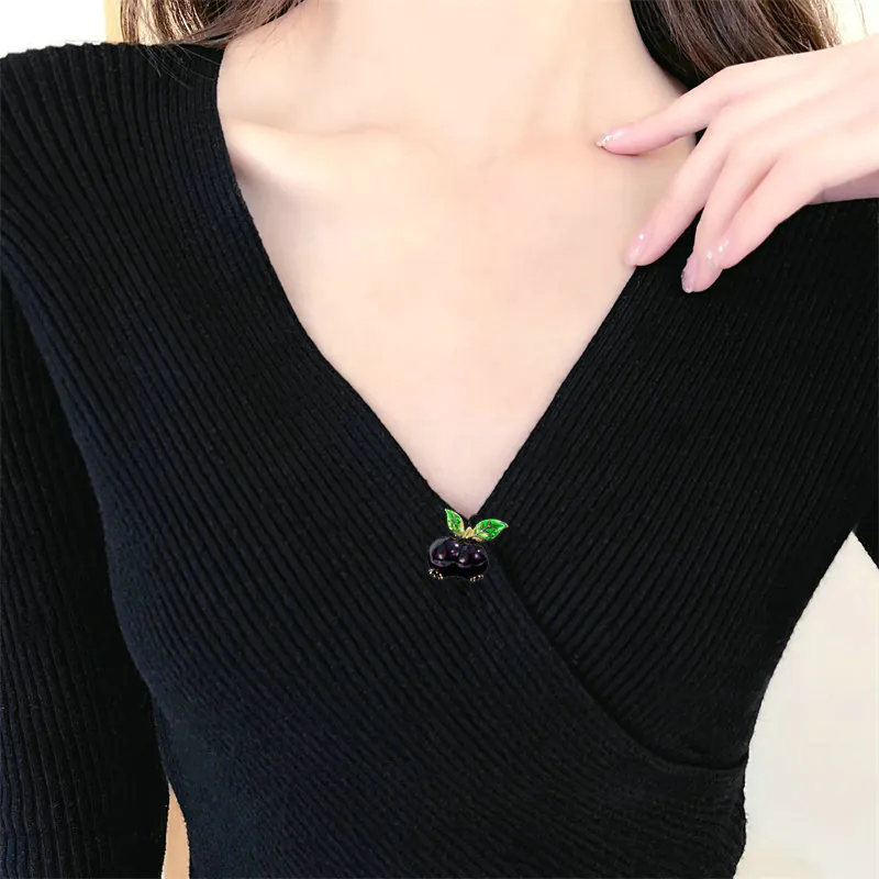 Pin Cài Áo Quả Việt Quất Đôi - Hình ảnh 2