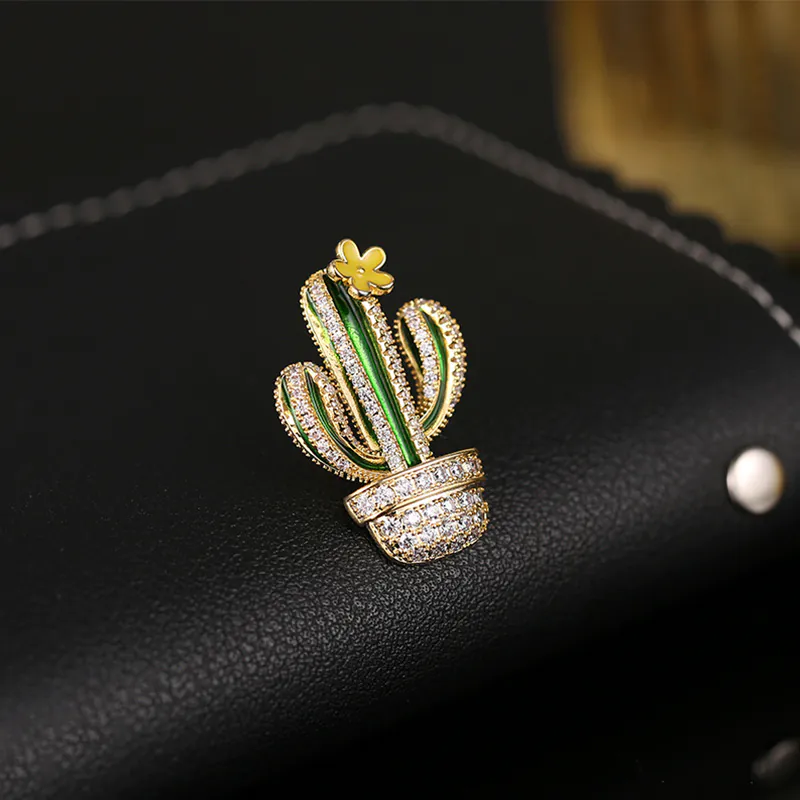 Pin Cài Áo Chậu Xương Rồng Nhỏ Đính Đá - Hình ảnh 14