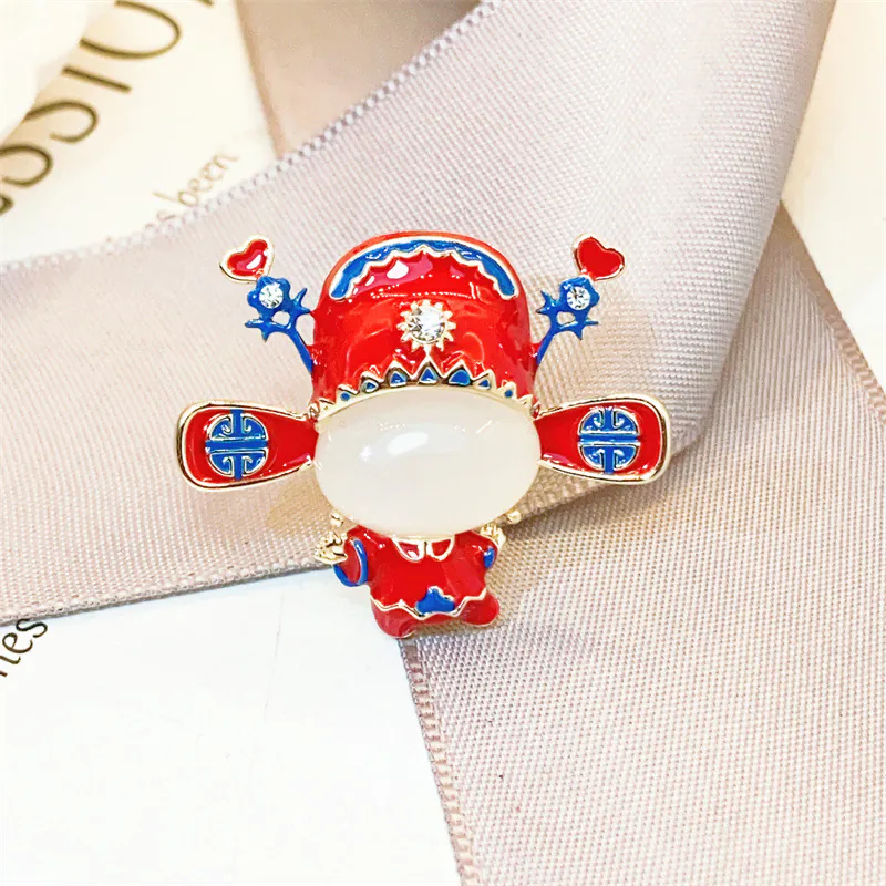 Trâm Cài Áo Ông Thần Tài Đính Đá - Hình ảnh 6