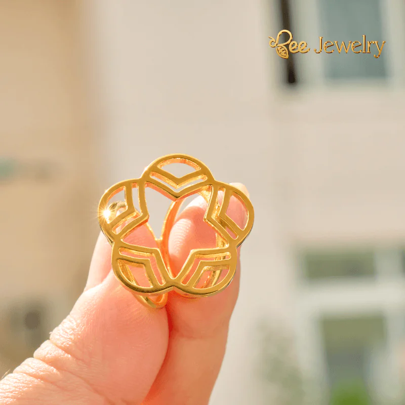 khuy cài khăn bidv mạ vàng 24K