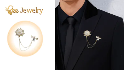 mẹo chọn ghim cài áo vest nam