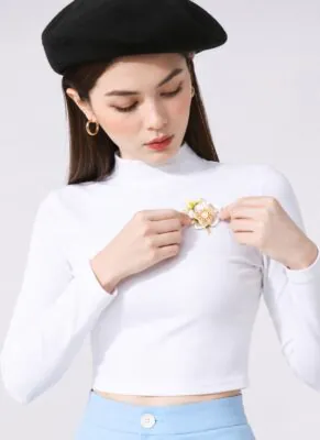 Cách Đeo Trâm Cài Áo Đẹp Theo Từng Loại Áo