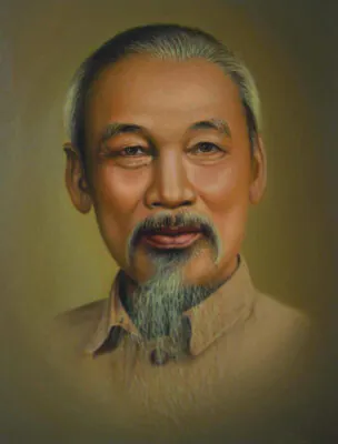 Tranh Chủ tịch Hồ Chí Minh